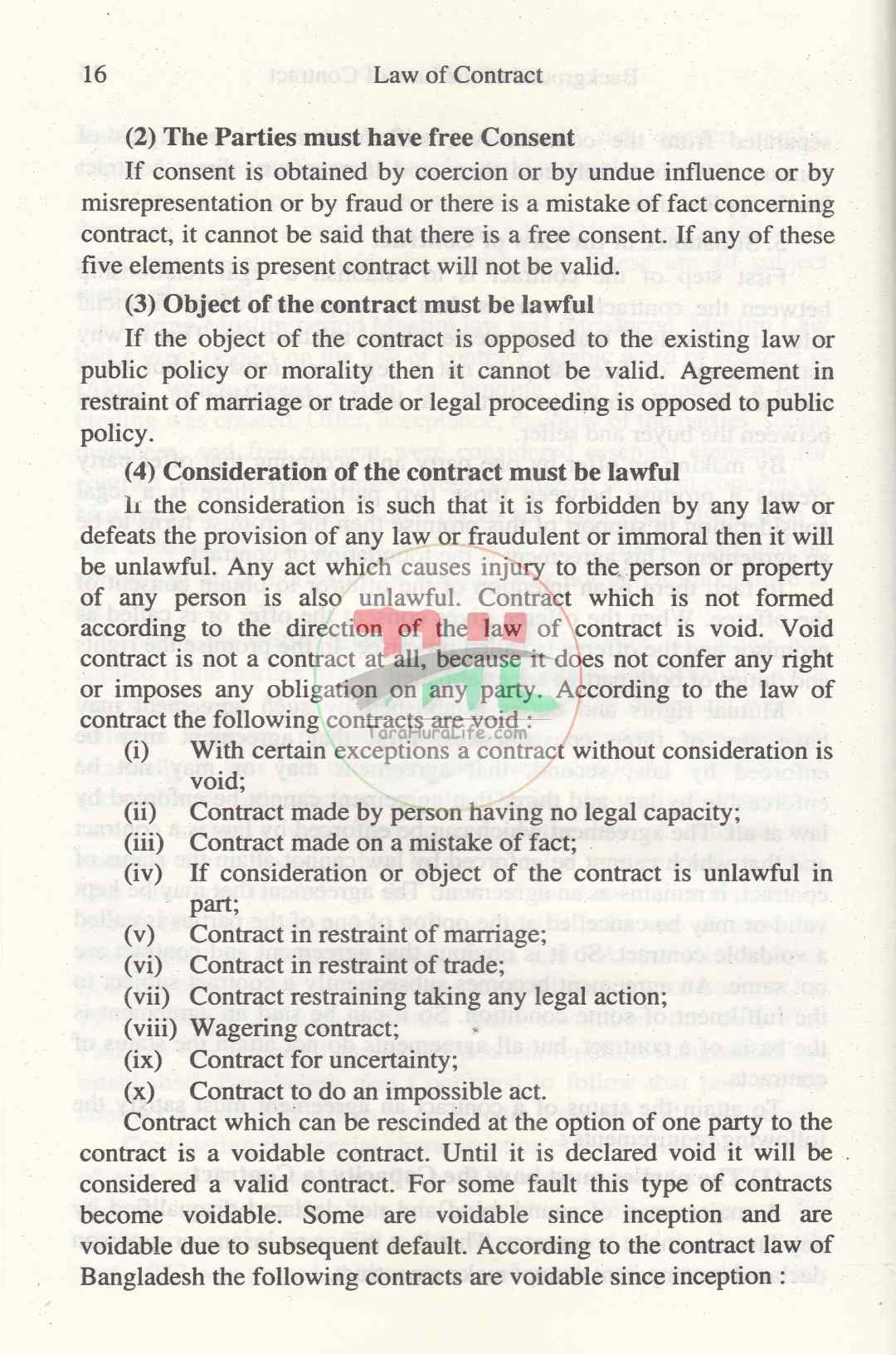 Law of Contract