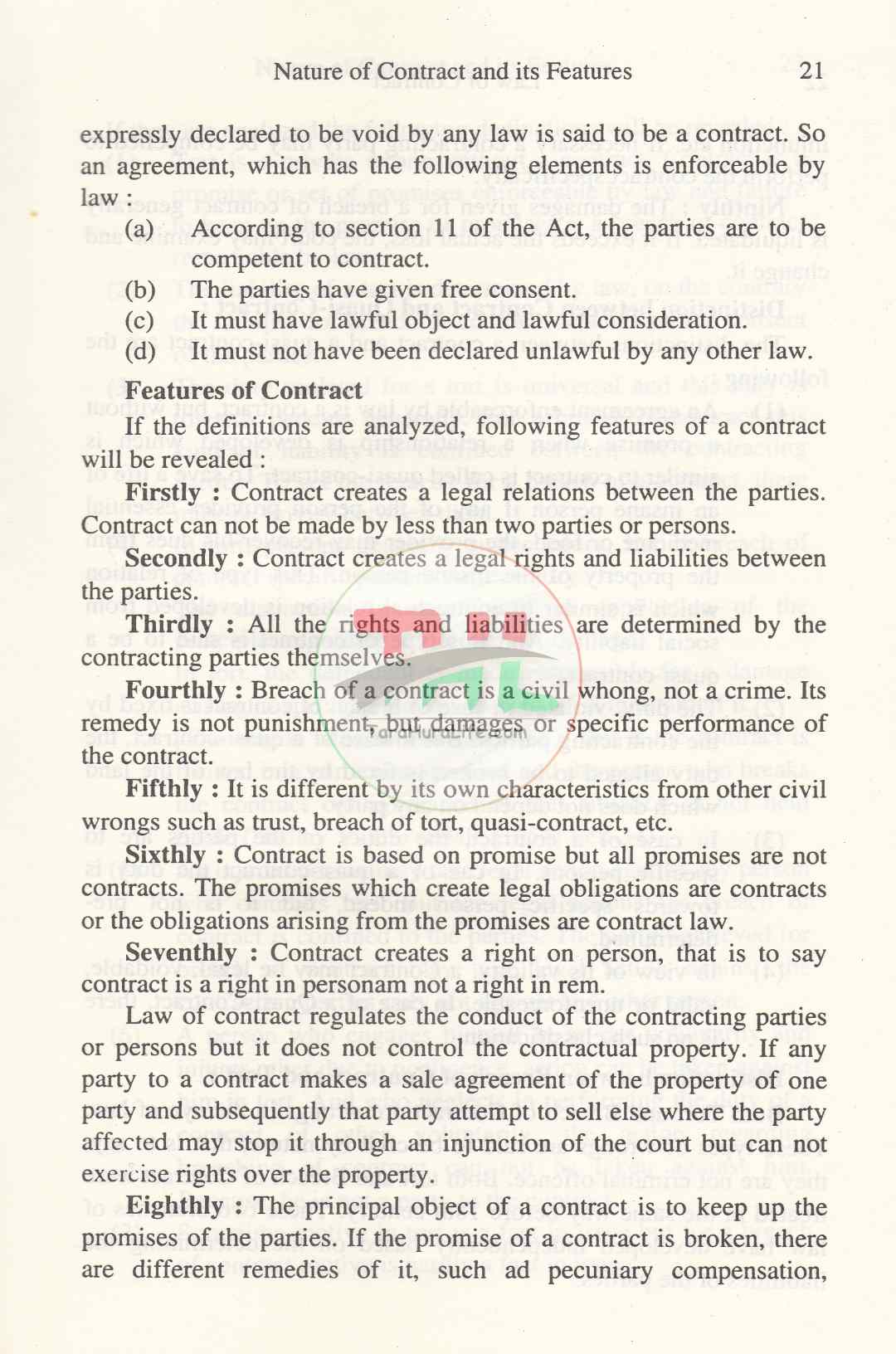 Law of Contract
