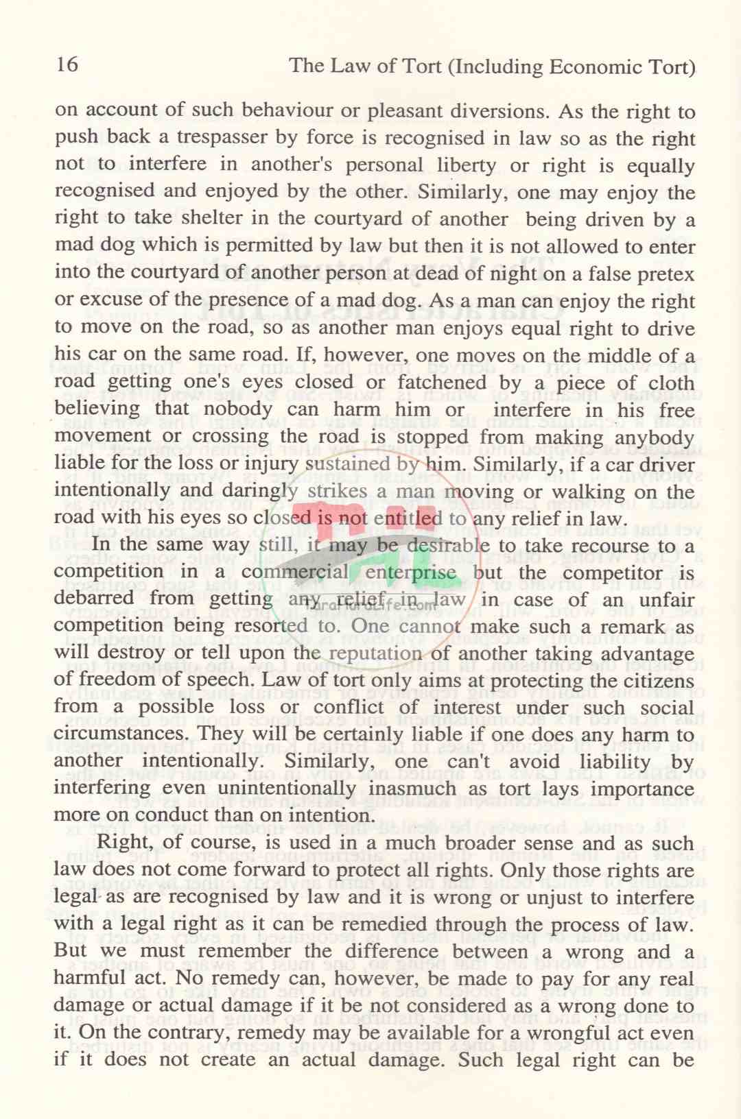 The Law of Tort