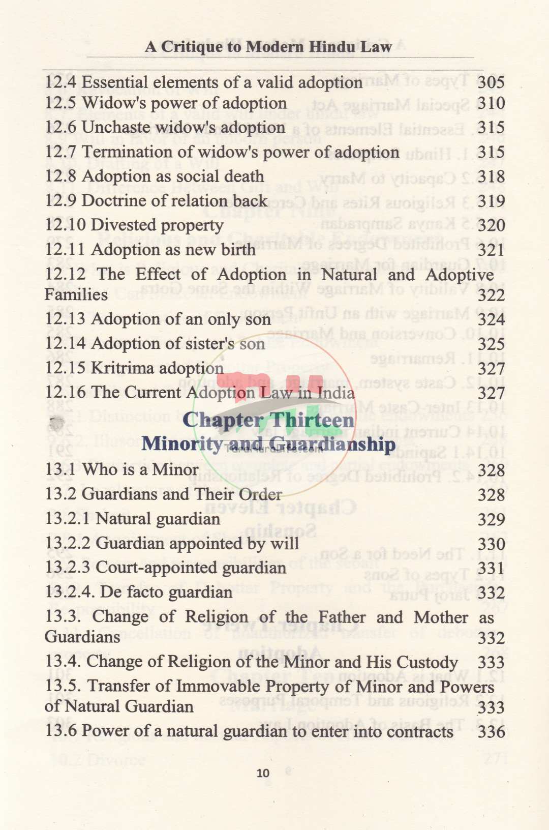 A Critique To Modern HINDU LAW