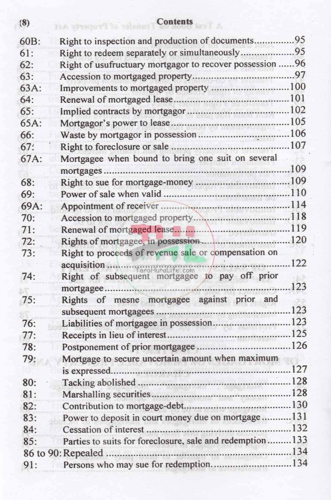 A TEXT BOOK ON TRANSFER OF PROPERTY ACT-1882