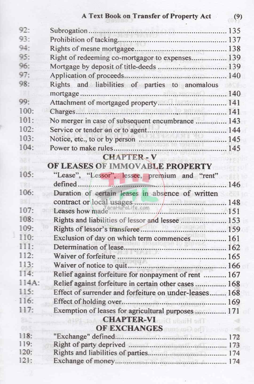 A TEXT BOOK ON TRANSFER OF PROPERTY ACT-1882