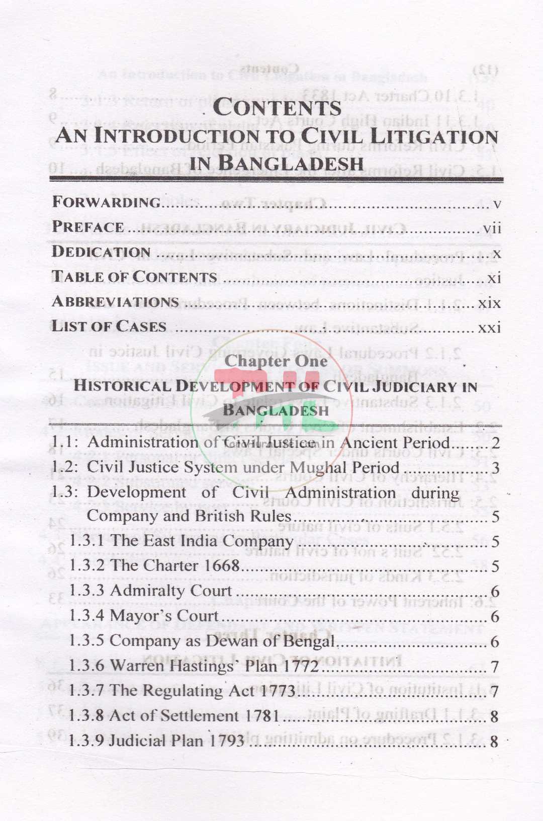 An Introduction to CIVIL LITIGATION IN BANGLADESH
