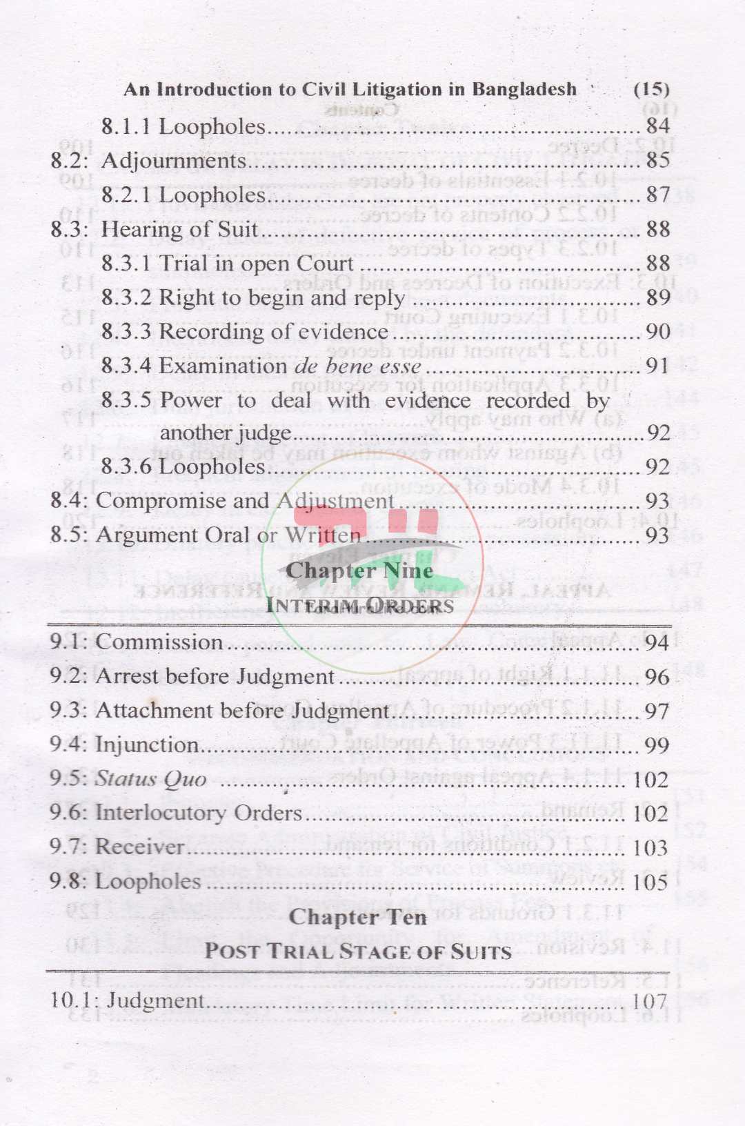 An Introduction to CIVIL LITIGATION IN BANGLADESH