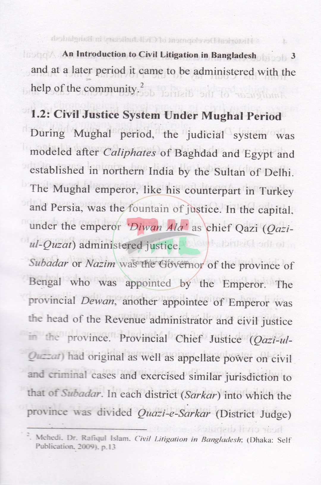 An Introduction to CIVIL LITIGATION IN BANGLADESH