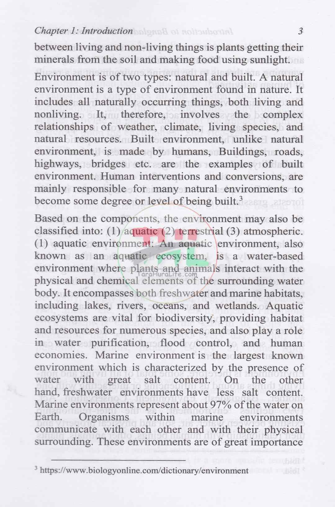 INTRODUCTION TO BANGLADESH ENVIRONMENTAL LAW