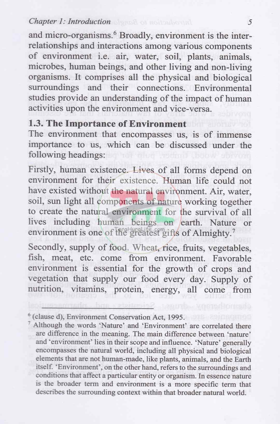 INTRODUCTION TO BANGLADESH ENVIRONMENTAL LAW