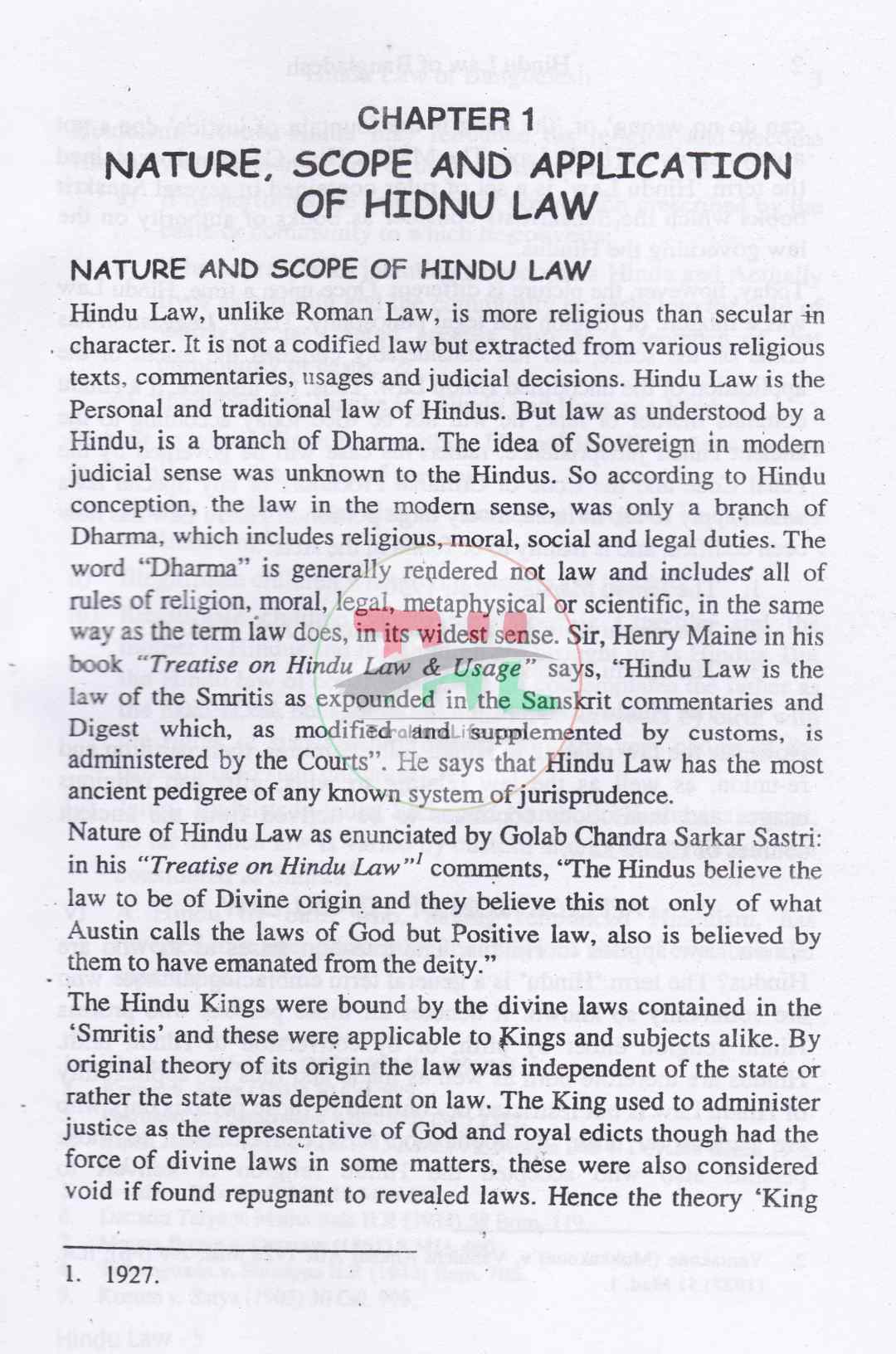 Hindu Law of Bangladesh