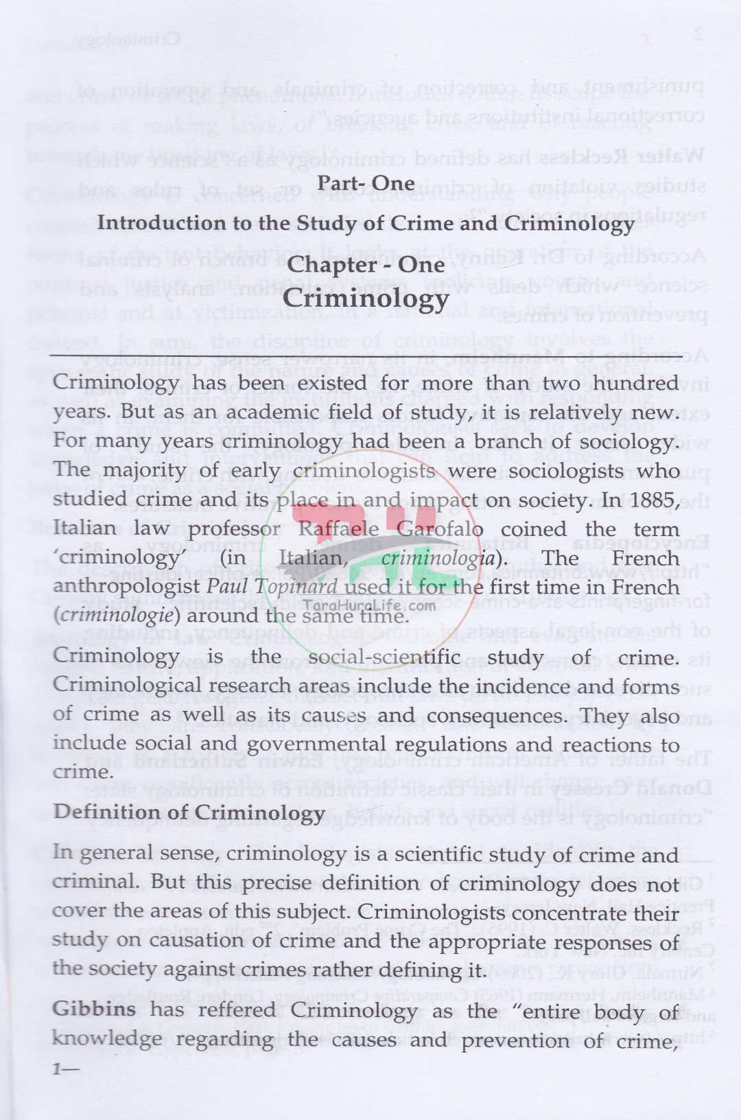 Criminology