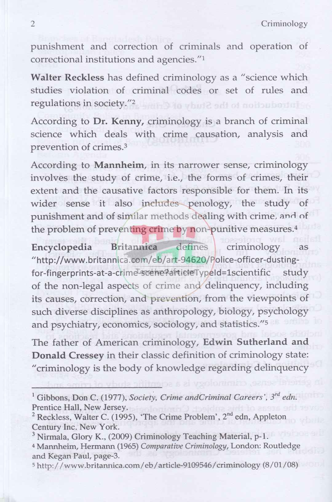 Criminology