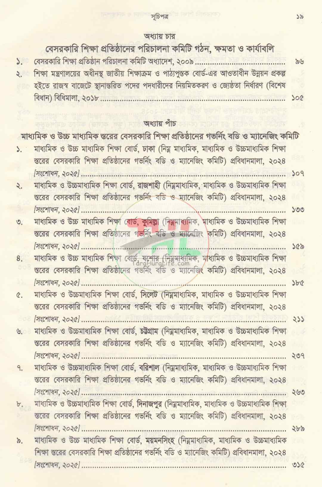 বেসরকারি শিক্ষা প্রতিষ্ঠানের প্রশাসন ও ব্যবস্থাপনা