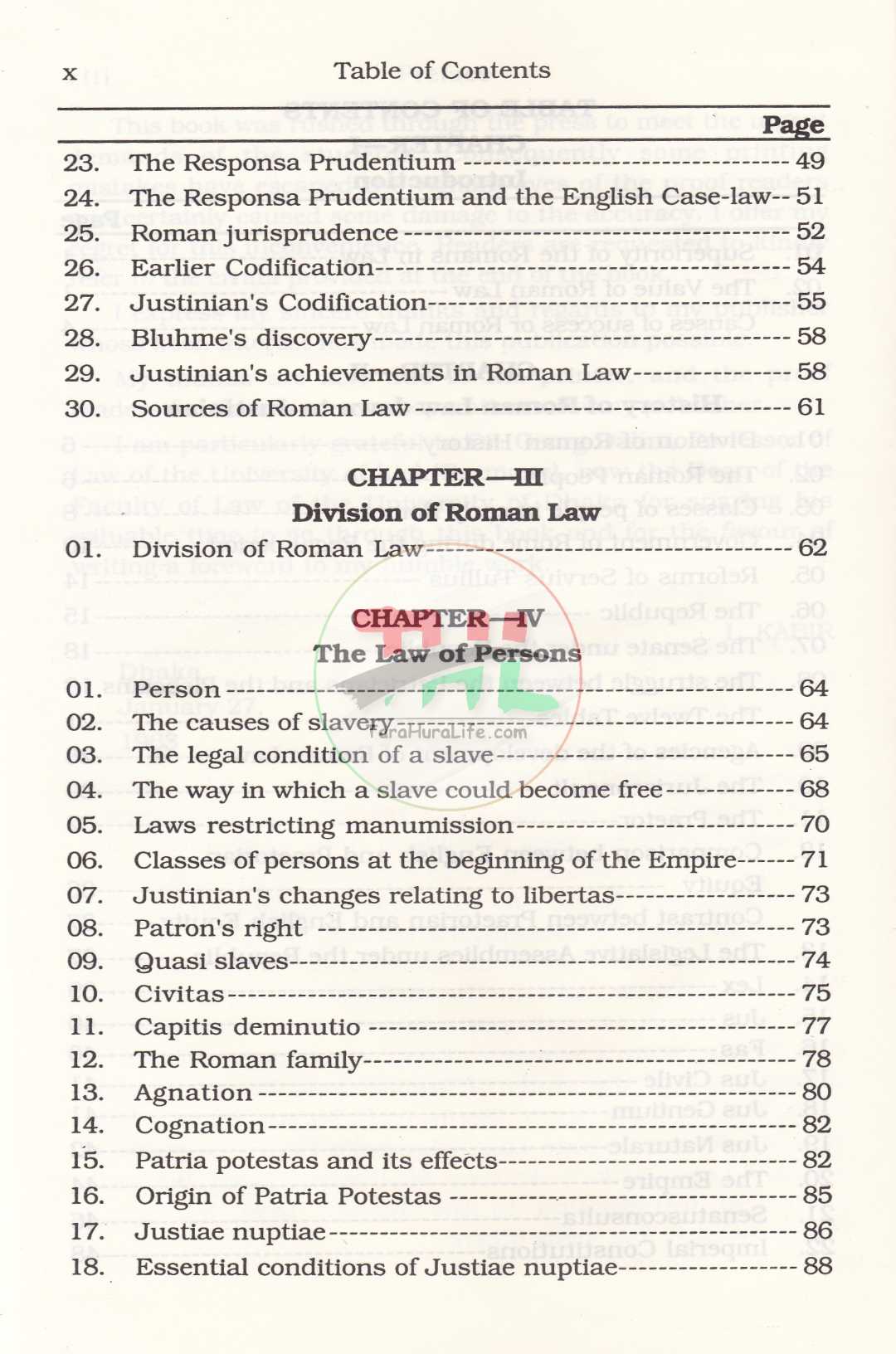 Roman Law