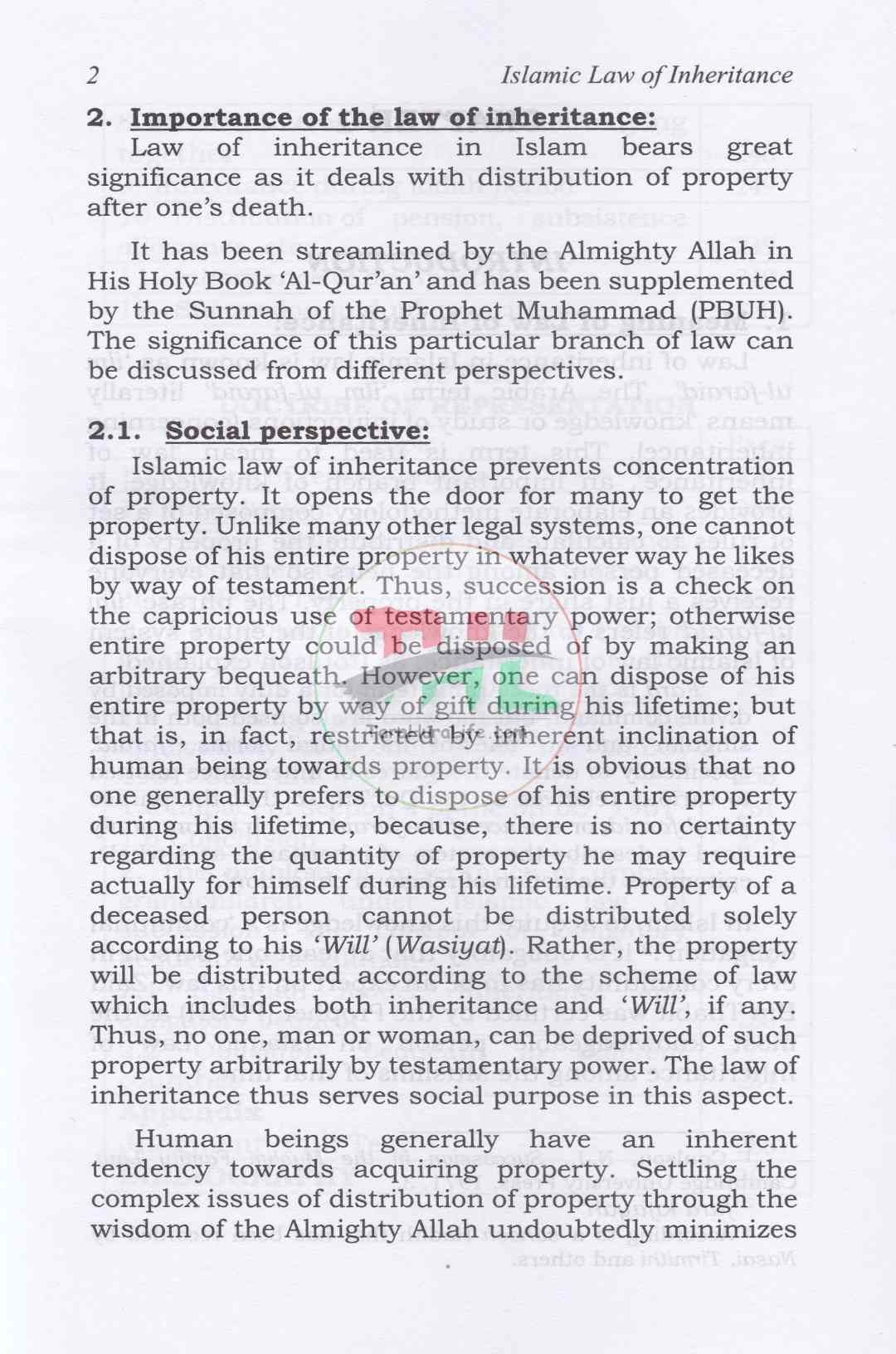 Islamic Law of Inheritance Rules and Calculations
