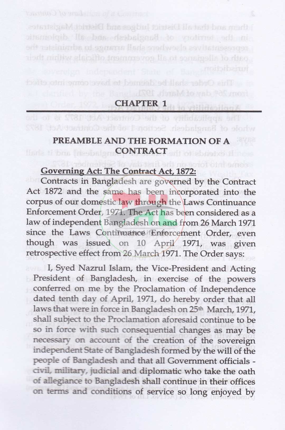 Law of Contract
