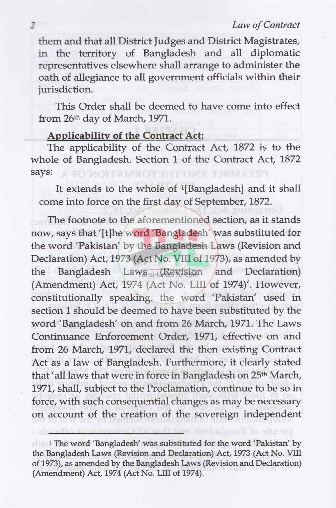 Law of Contract