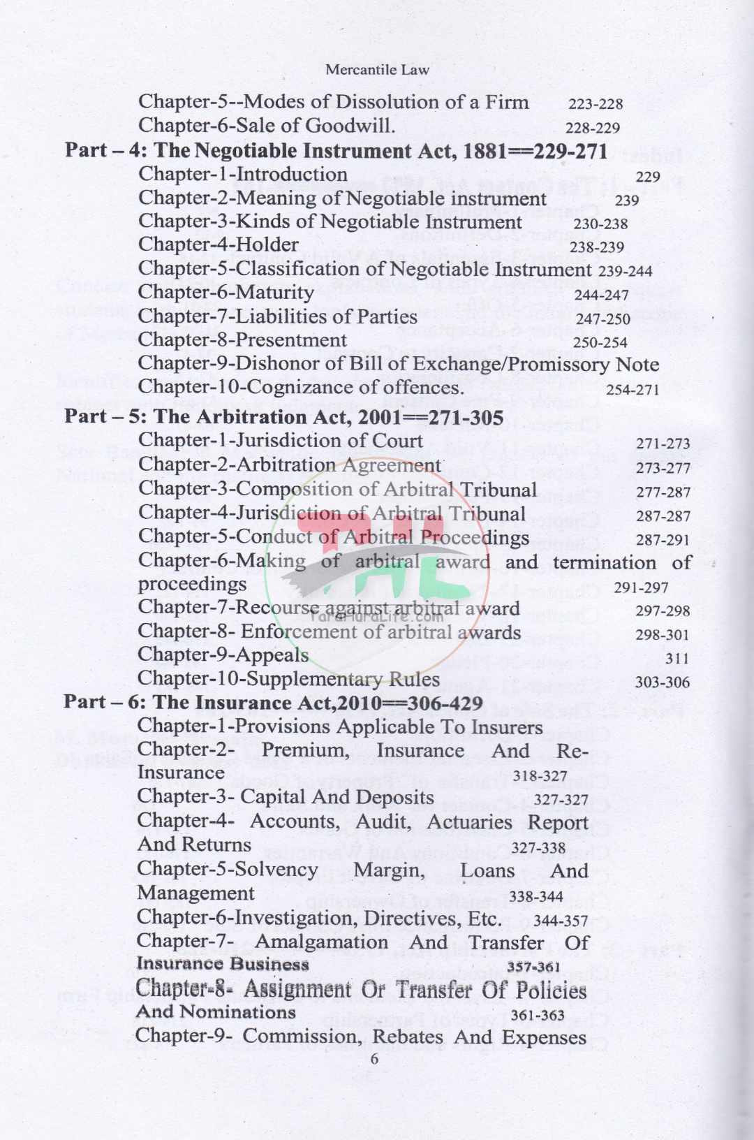 MERCANTILE LAW