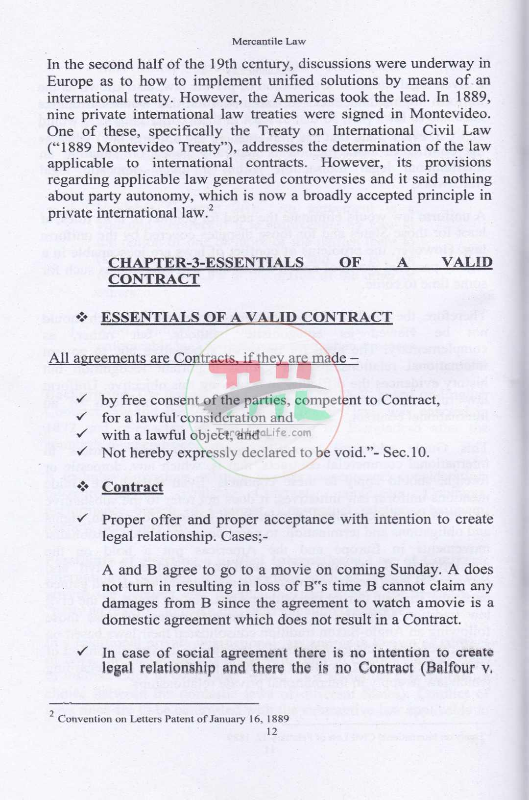 MERCANTILE LAW