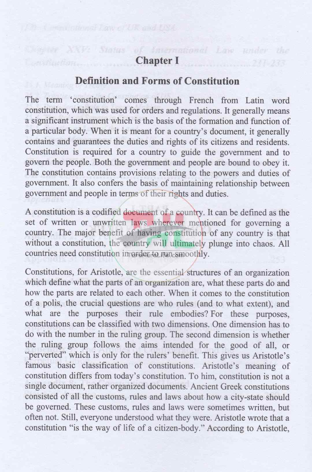 CONSTITUTIONAL LAW OF UK AND USA