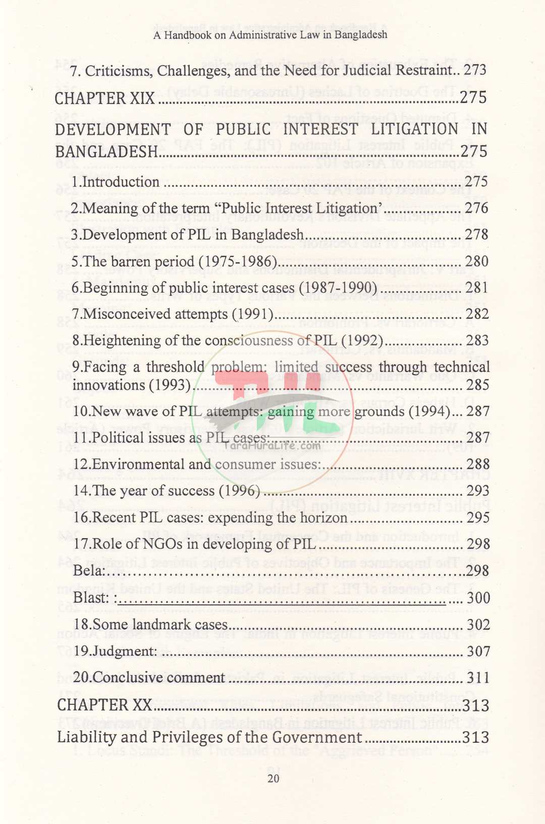 A HANDBOOK ON ADMINISTRATIVE LAW IN BANGLADESH