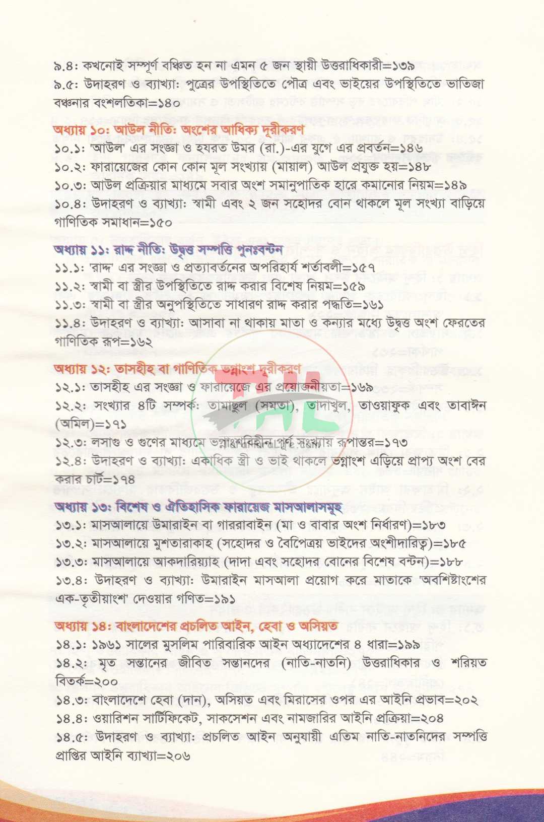ফারায়েজ বিধিমালা