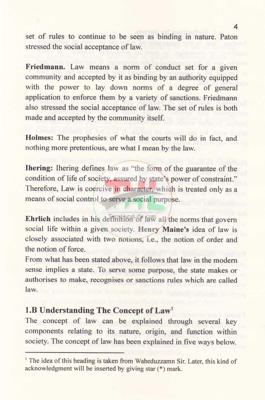 A Handbook on Jurisprudence