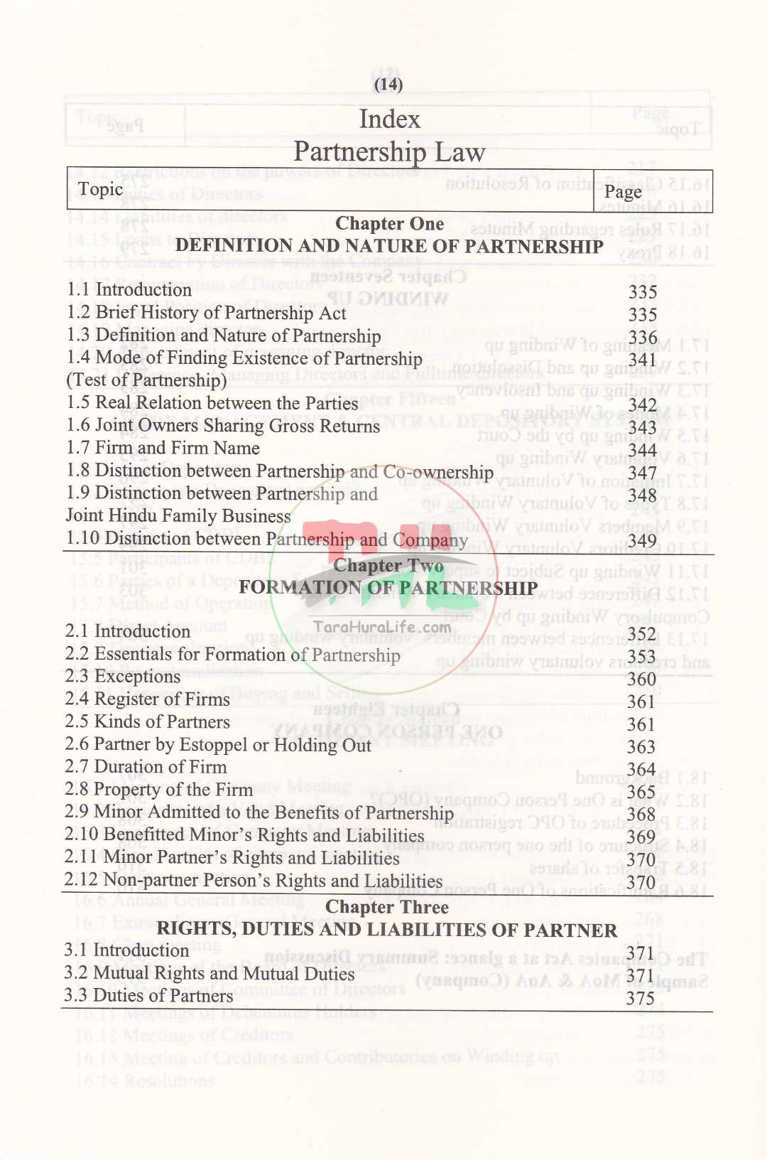 Fundamentals of Company Law with Partnership Law