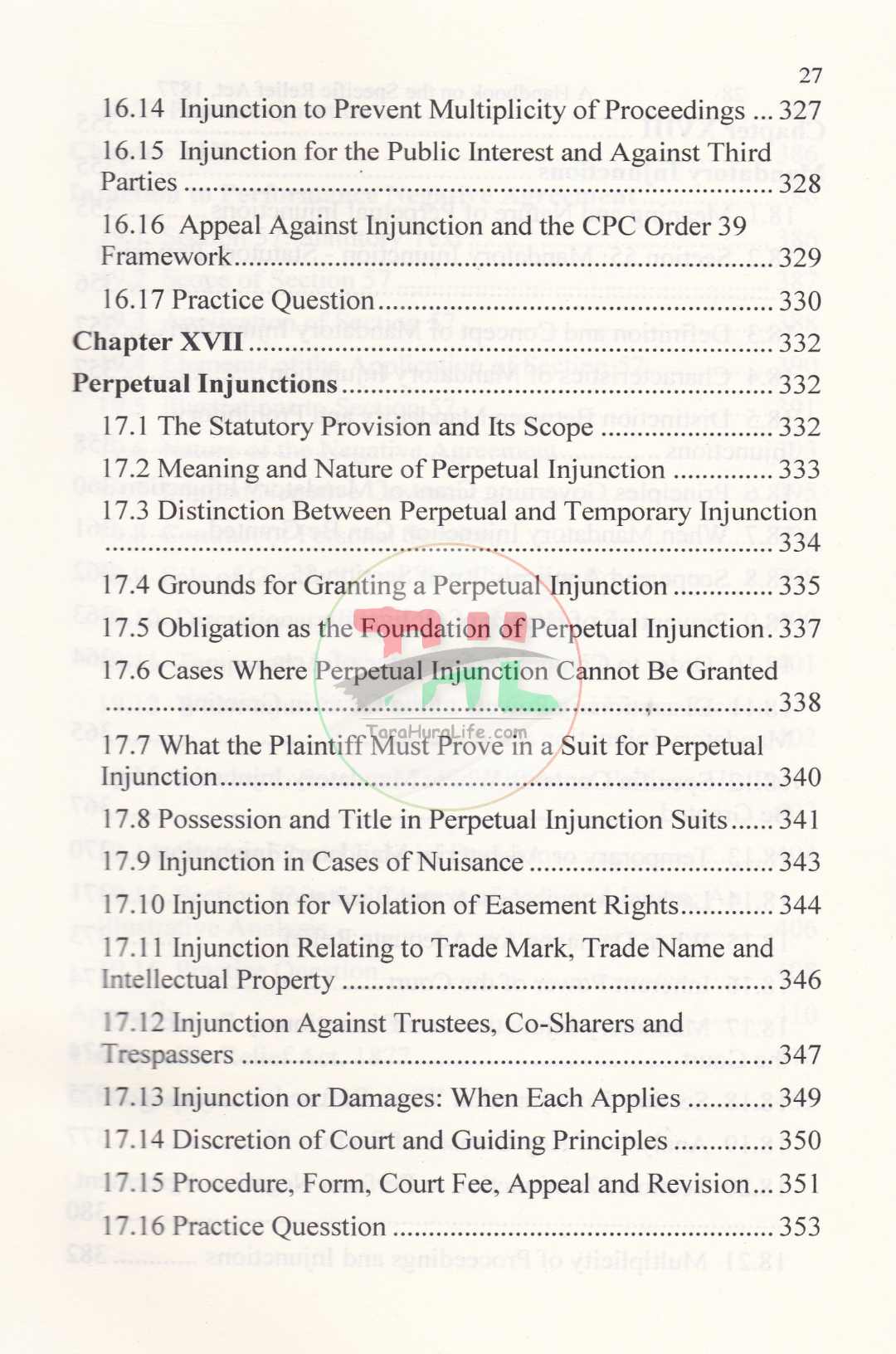 A Handbook on The Specific Relief Act, 1877