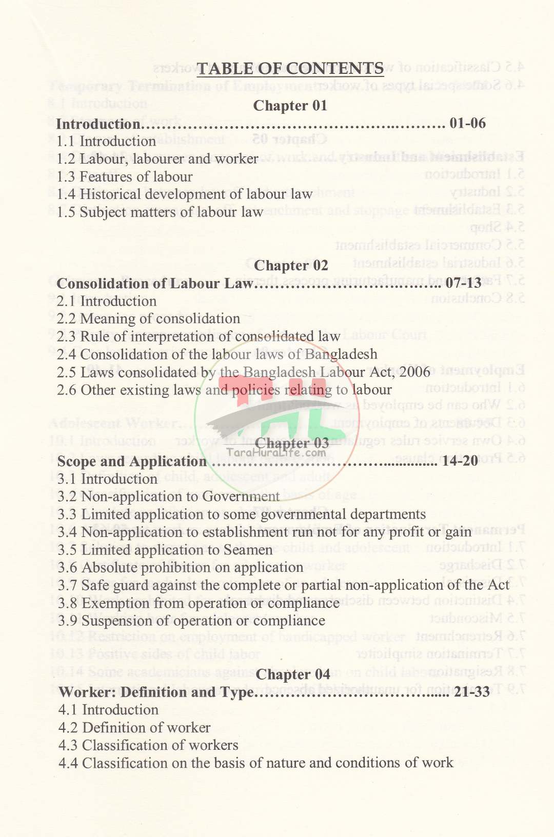 LECTURES ON LABOUR LAWS OF BANGLADESH