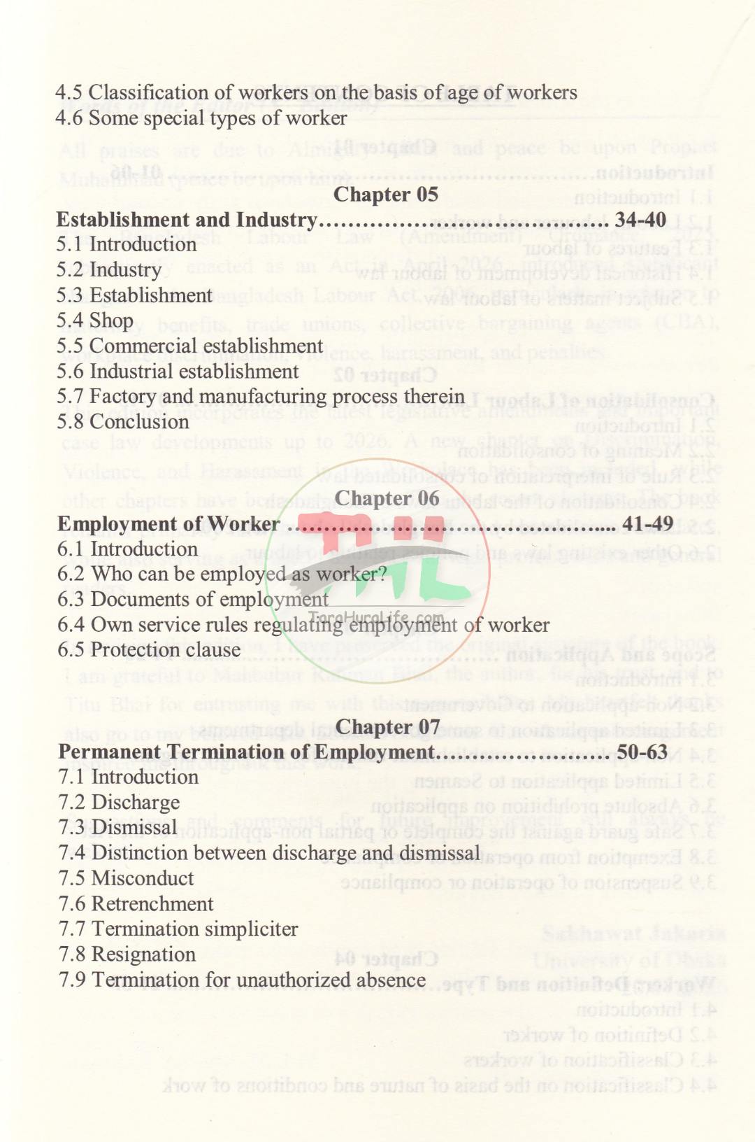 LECTURES ON LABOUR LAWS OF BANGLADESH