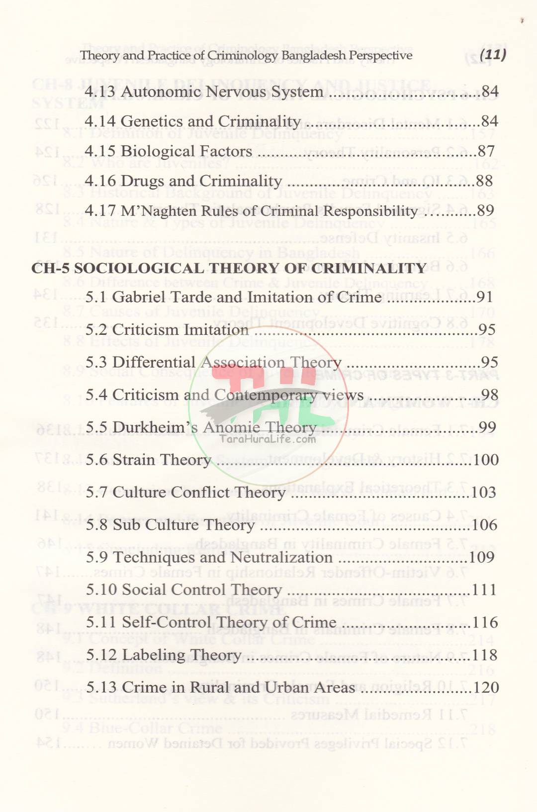 Theory and Practice of Criminology: Bangladesh Perspective