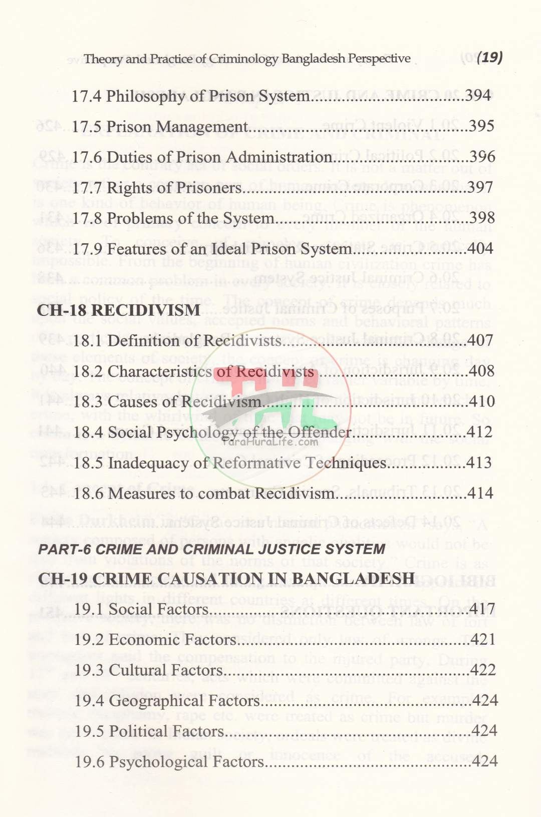 Theory and Practice of Criminology: Bangladesh Perspective