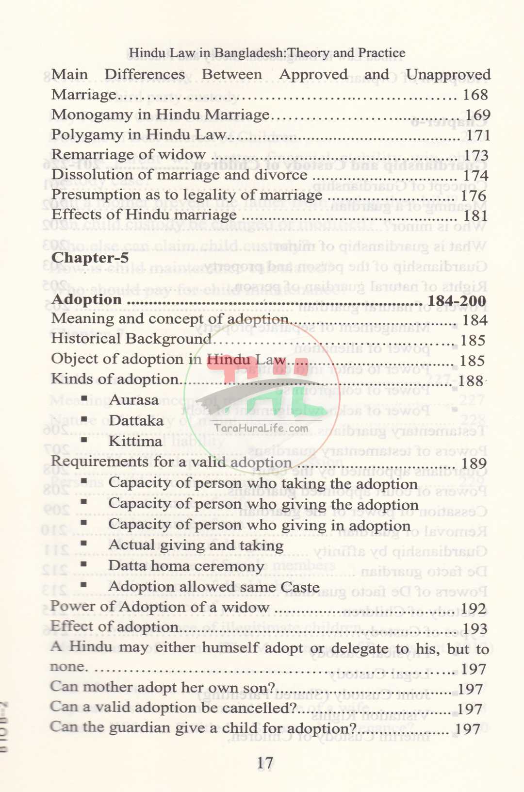 HINDU LAW IN BANGLADESH THEORY AND PRACTICE