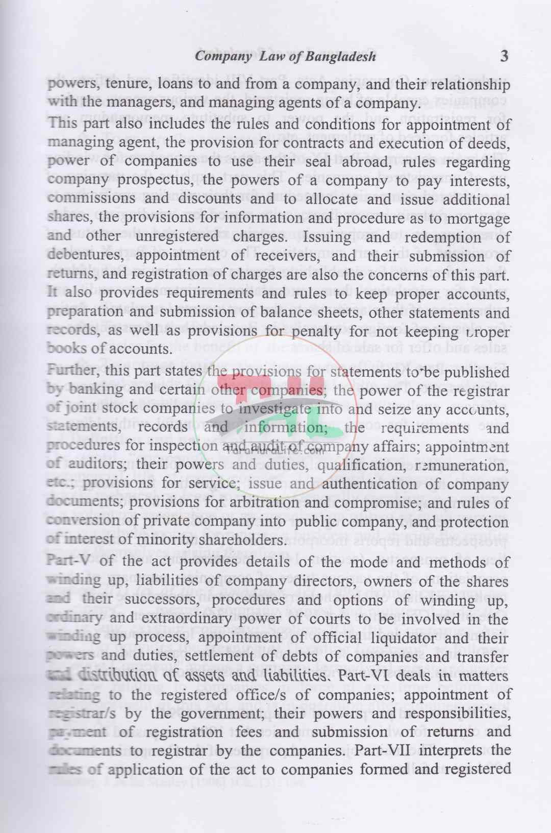 A Text Book on Company Law of Bangladesh With Partnership