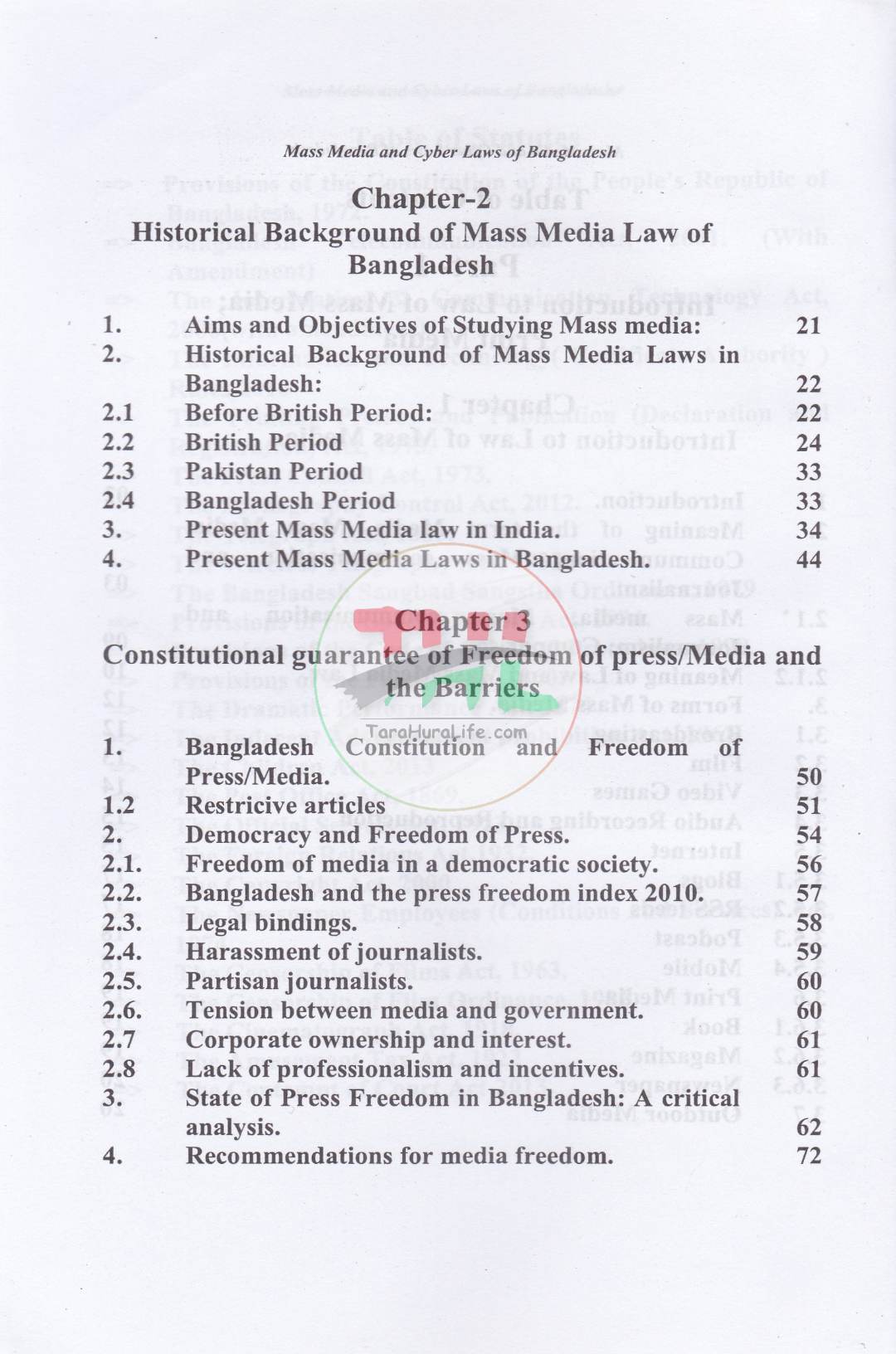 Mass Media & Cyber Laws of Bangladesh
