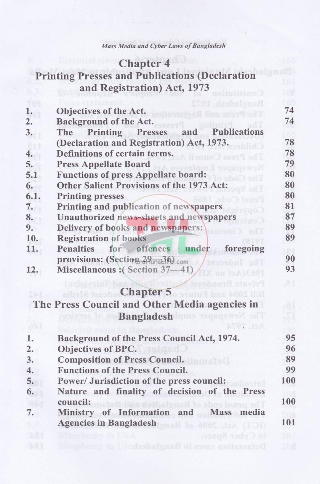 Mass Media & Cyber Laws of Bangladesh