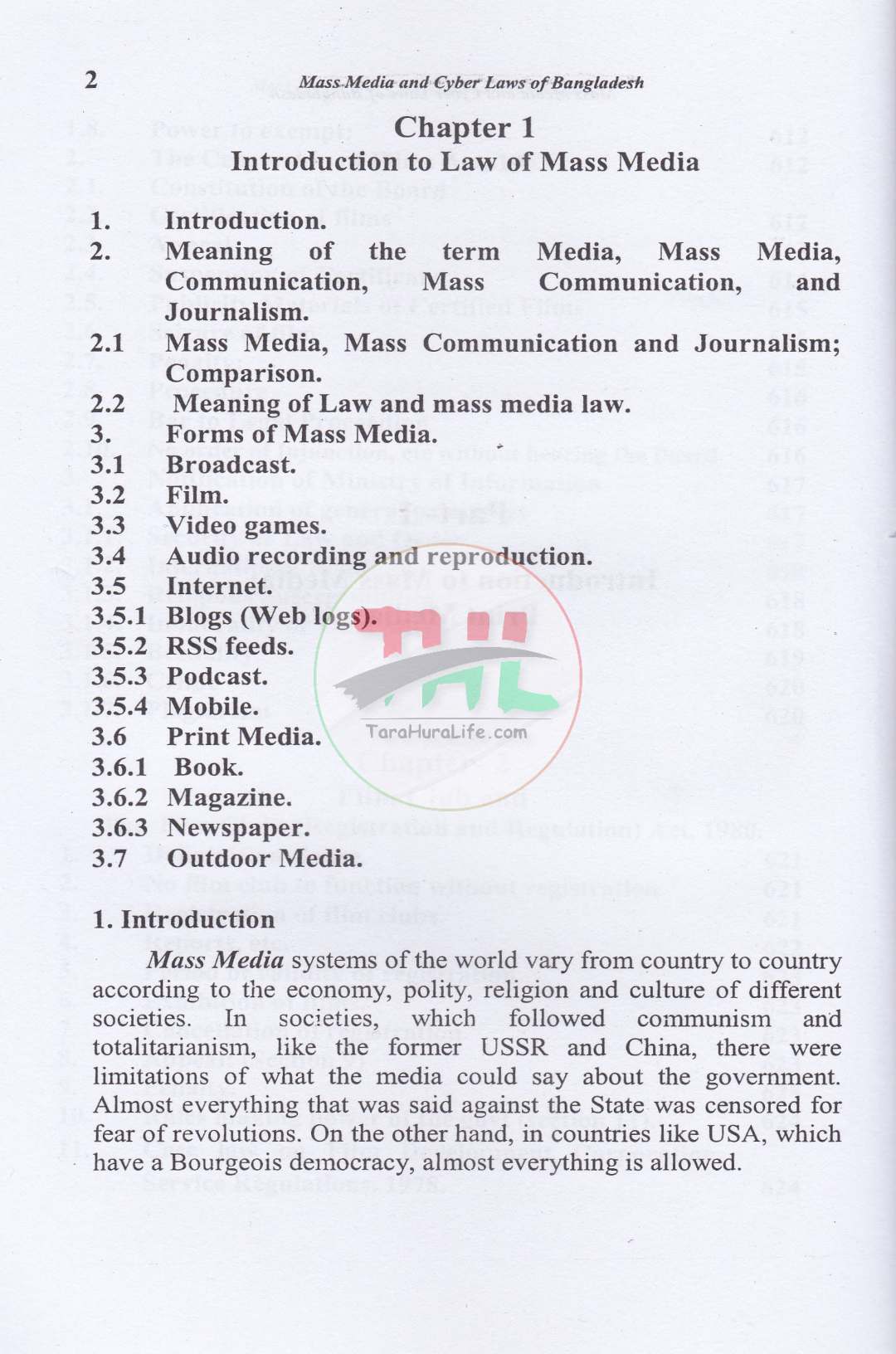 Mass Media & Cyber Laws of Bangladesh