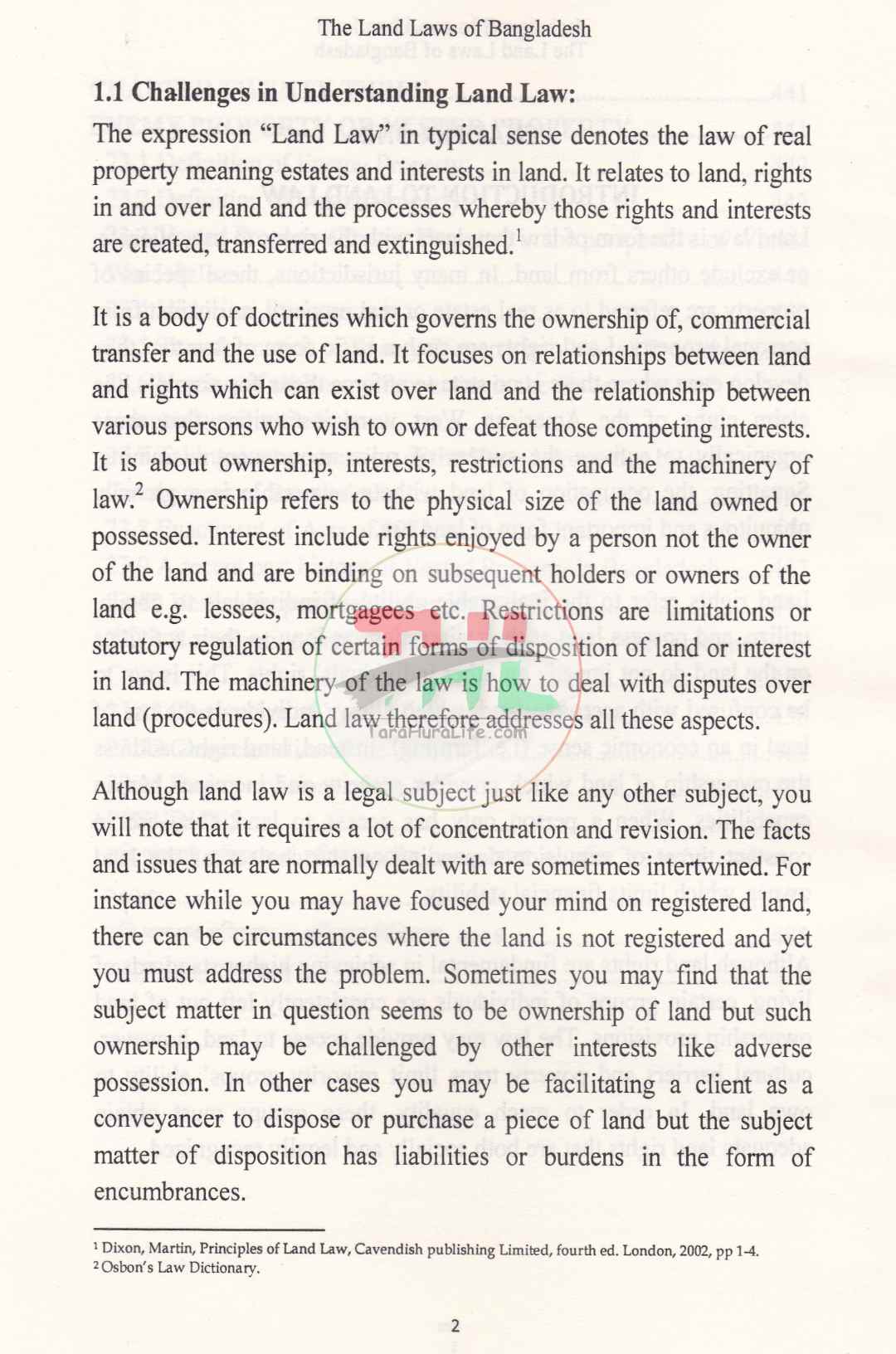Land Laws of Bangladesh