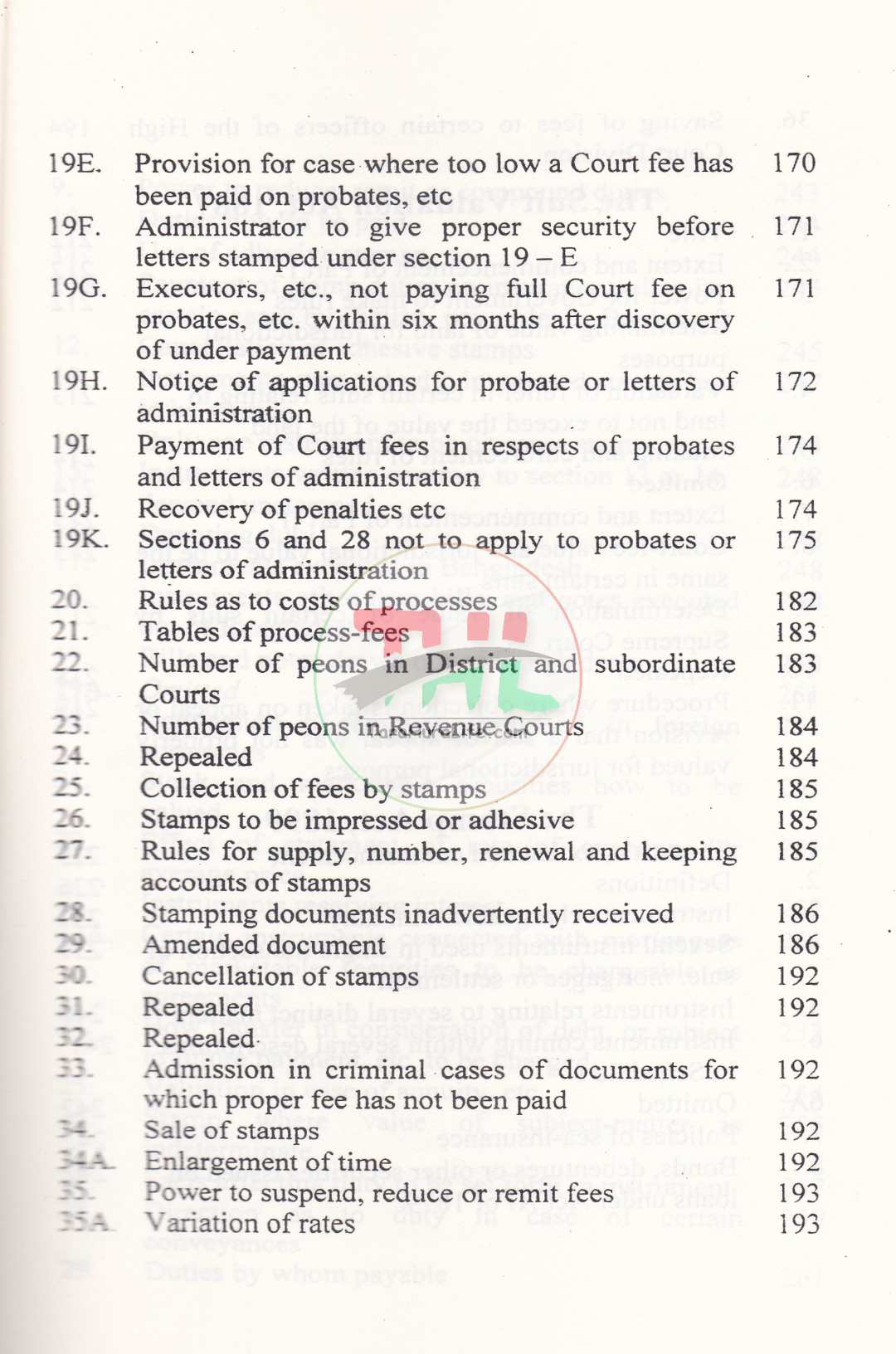 Handbook of Court Fees, Suit Valuation & Stamp Act
