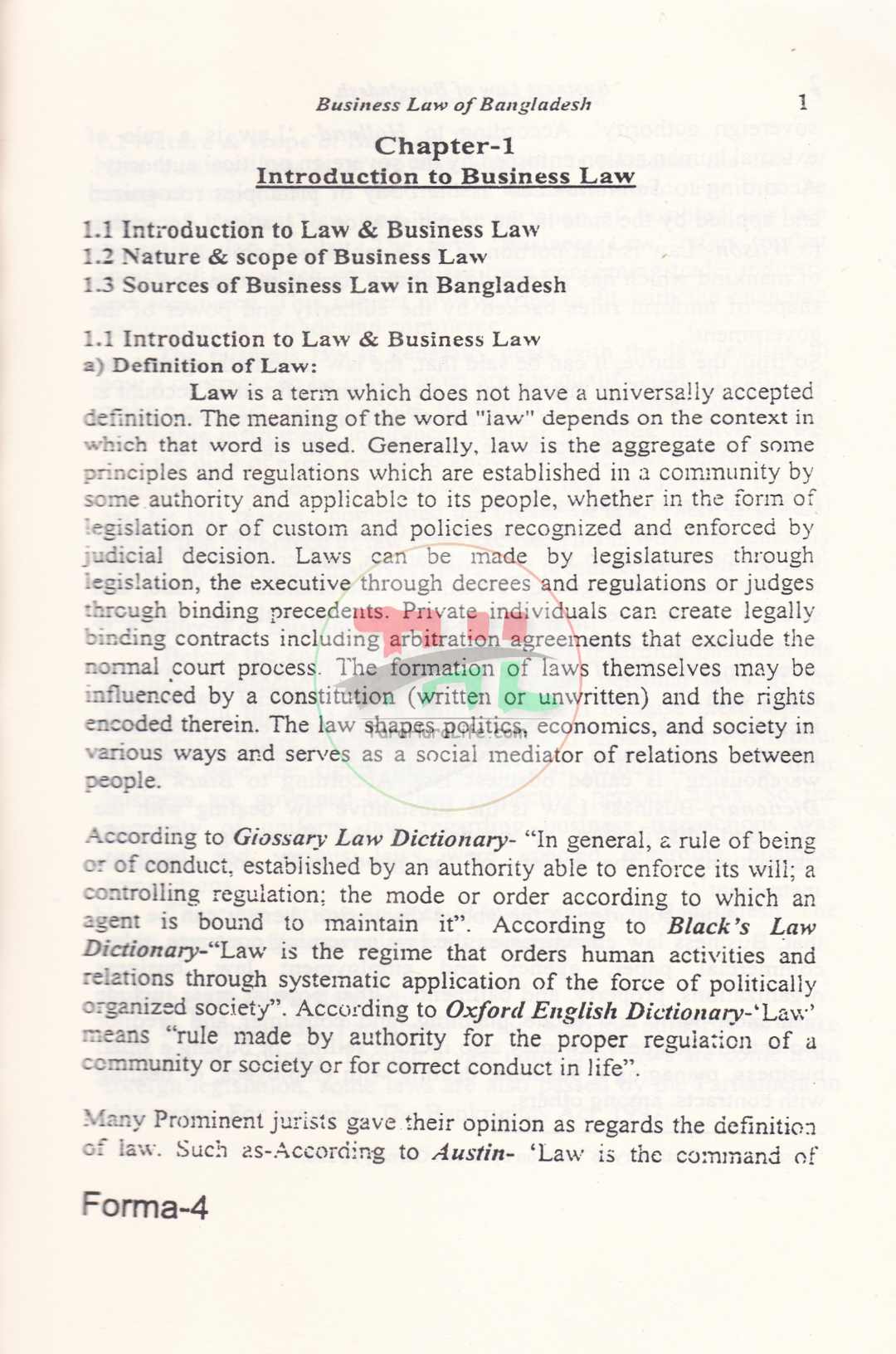 A Text Book on Business Law of Bangladesh