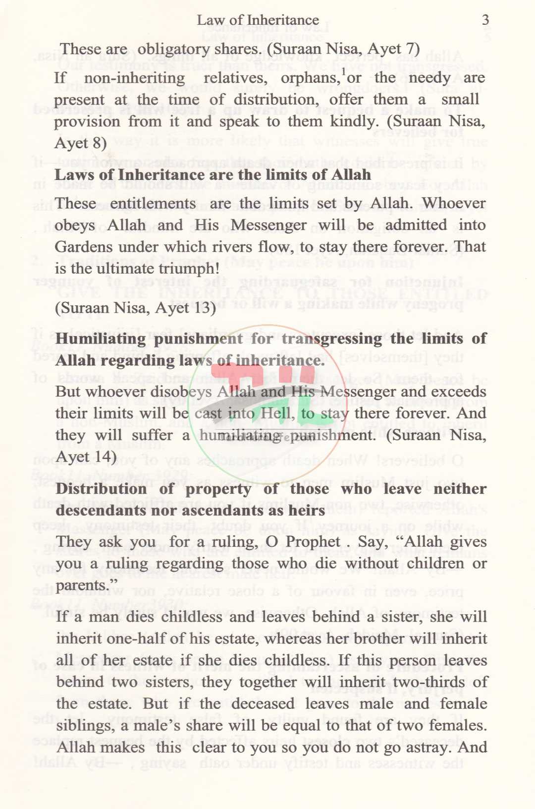 Law of Inheritance