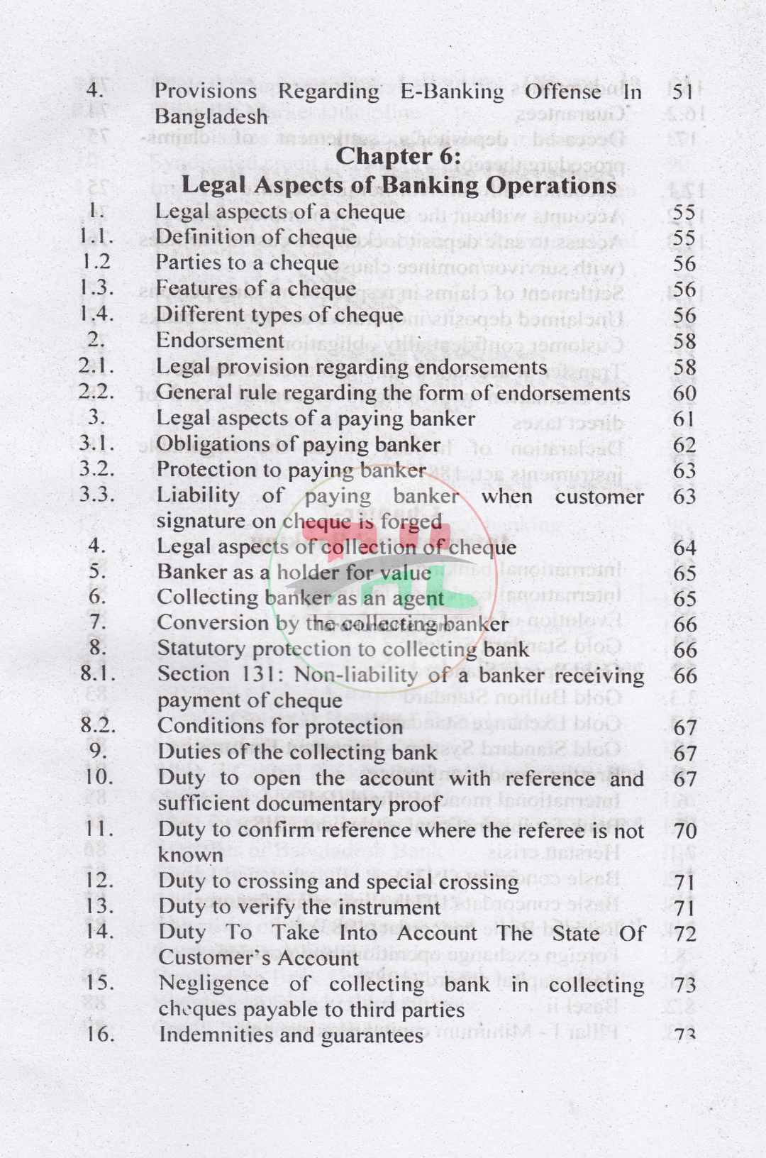 Lectures on Banking Law & Insurance