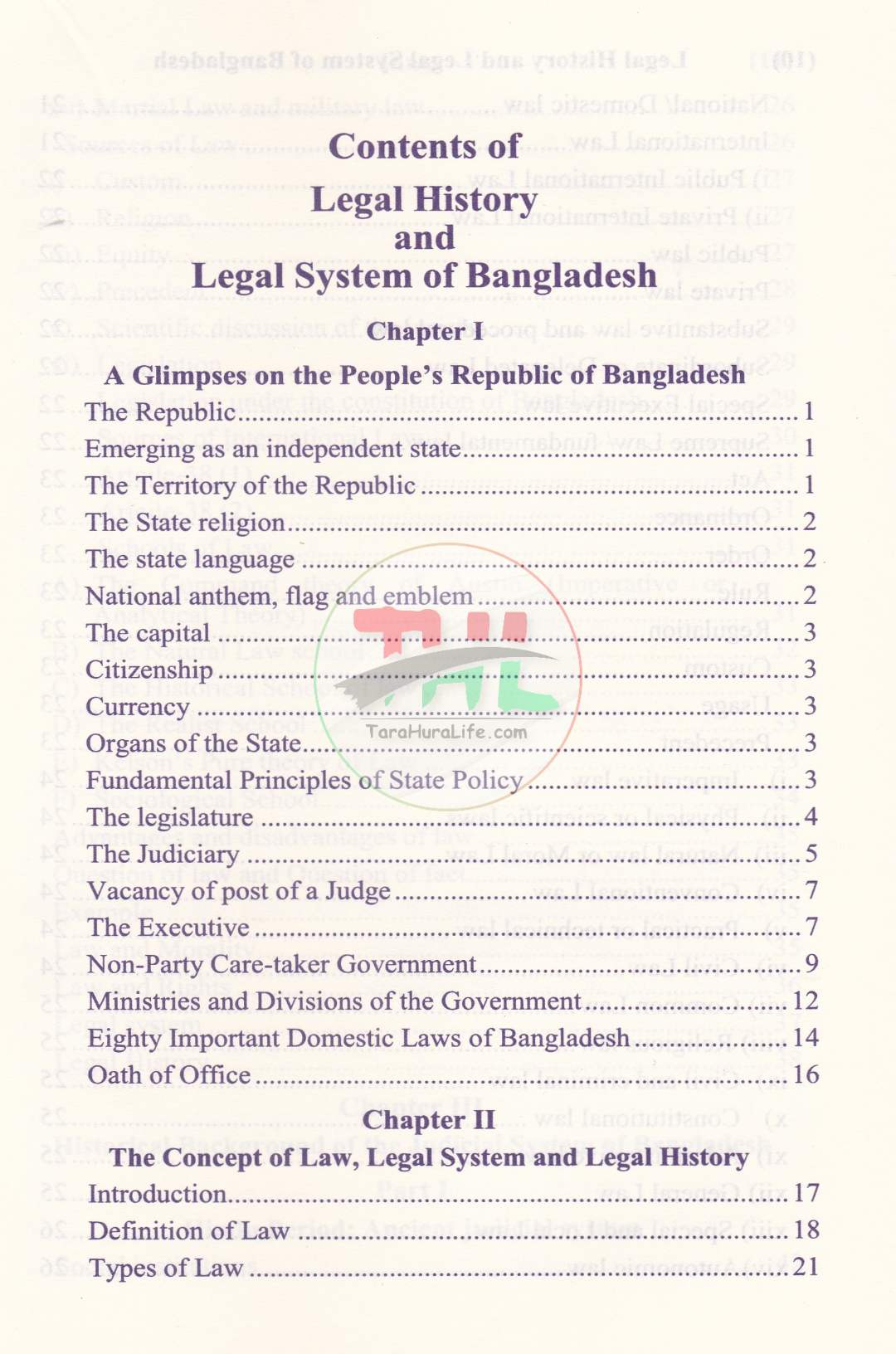 Legal History & Legal System of Bangladesh