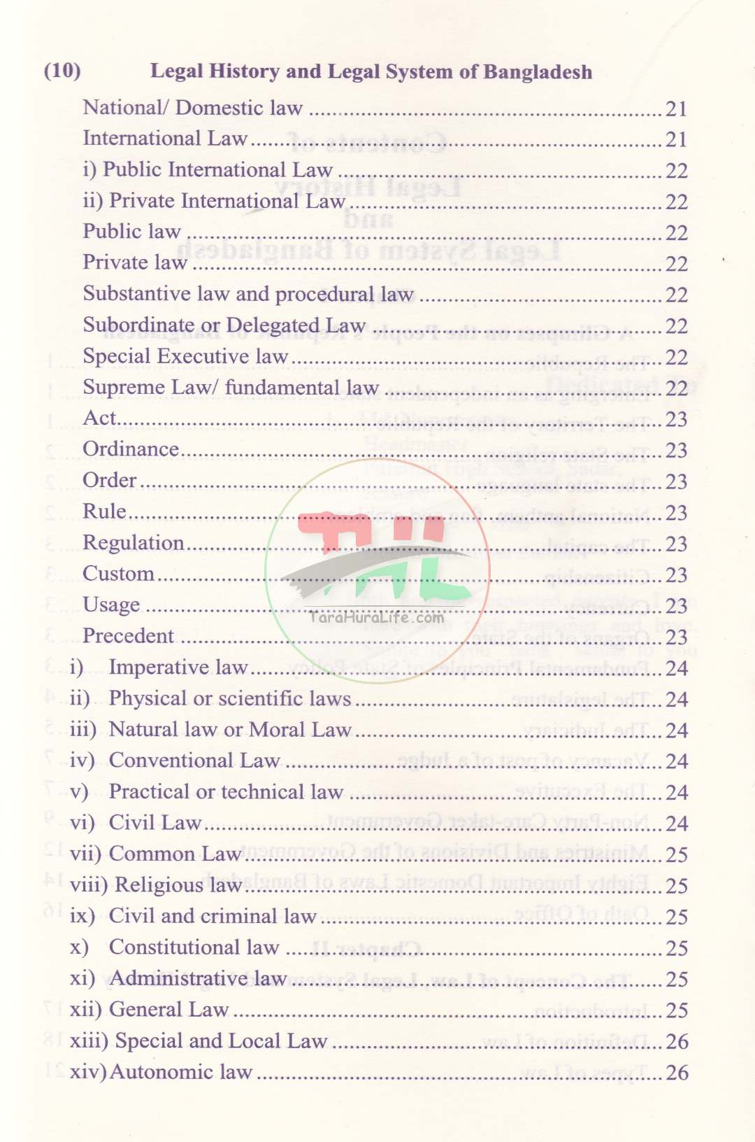 Legal History & Legal System of Bangladesh