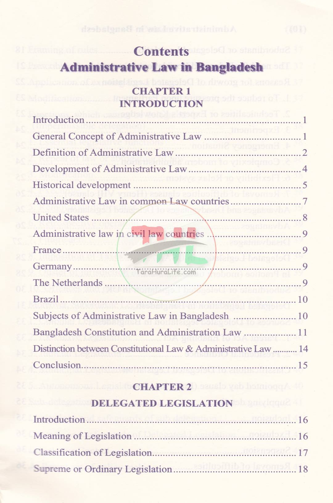 Administrative Law in Bangladesh