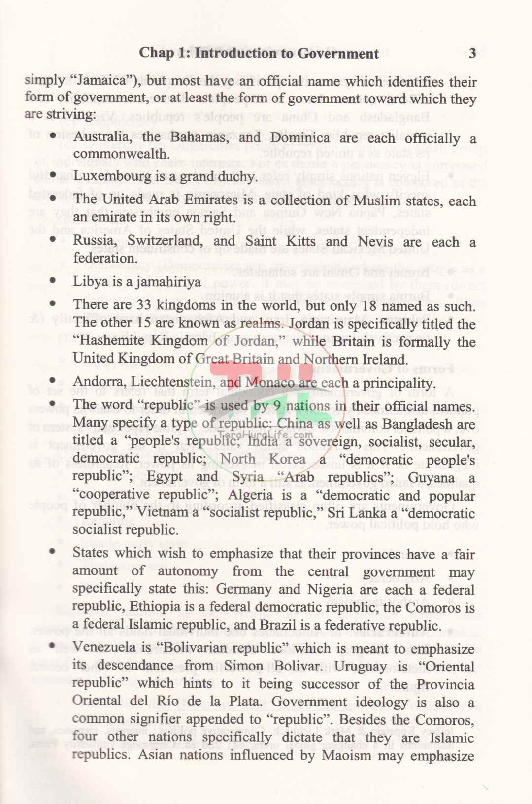 Government and Politics