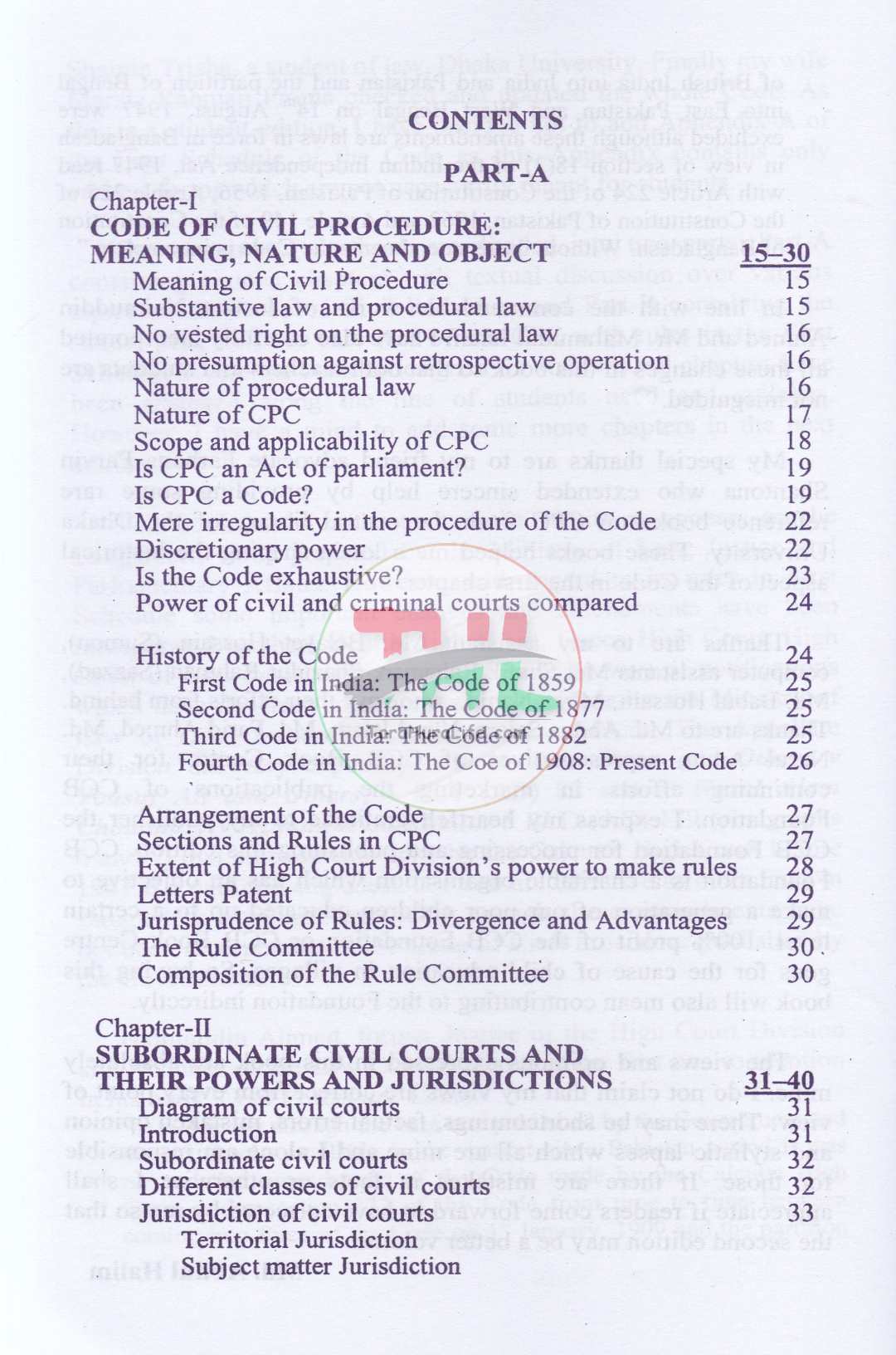 Textbook on Civil Procedure