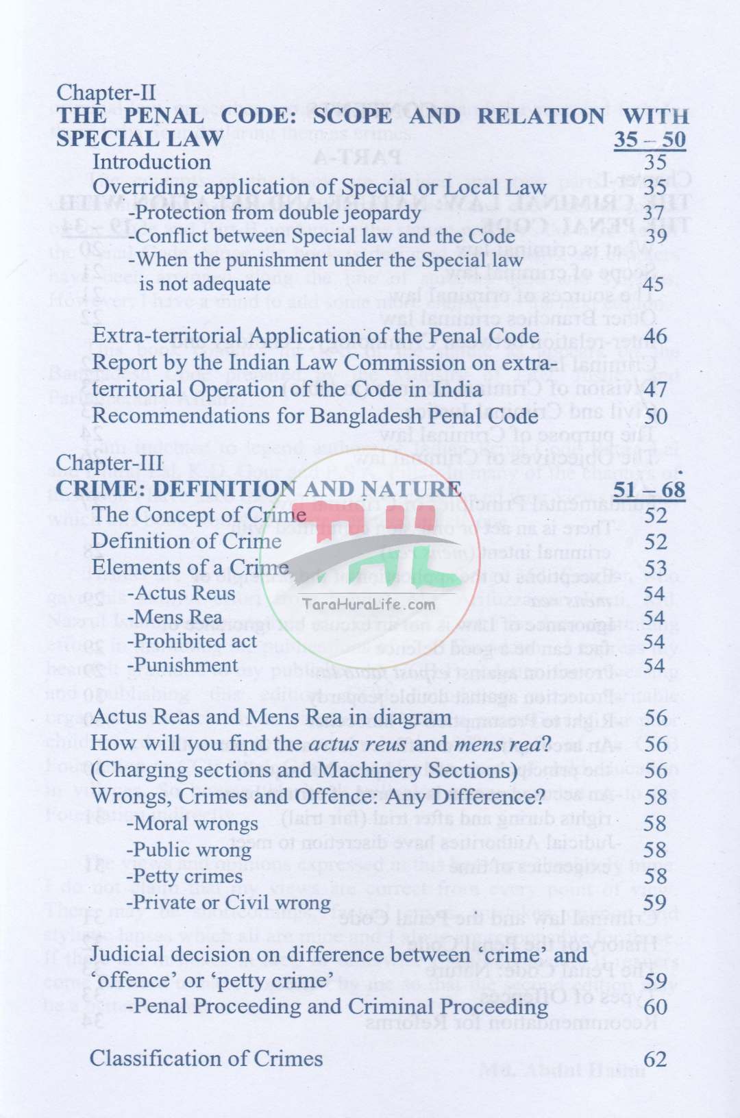 Laws On The Penal Code In Bangladesh