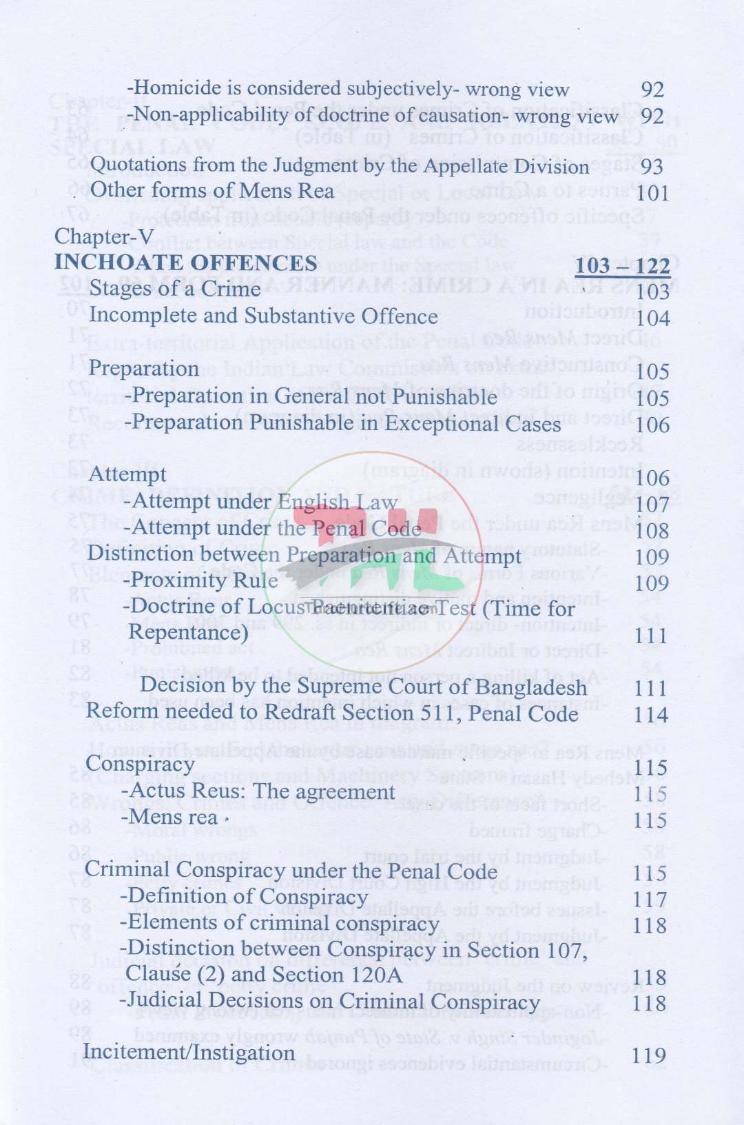 Laws On The Penal Code In Bangladesh