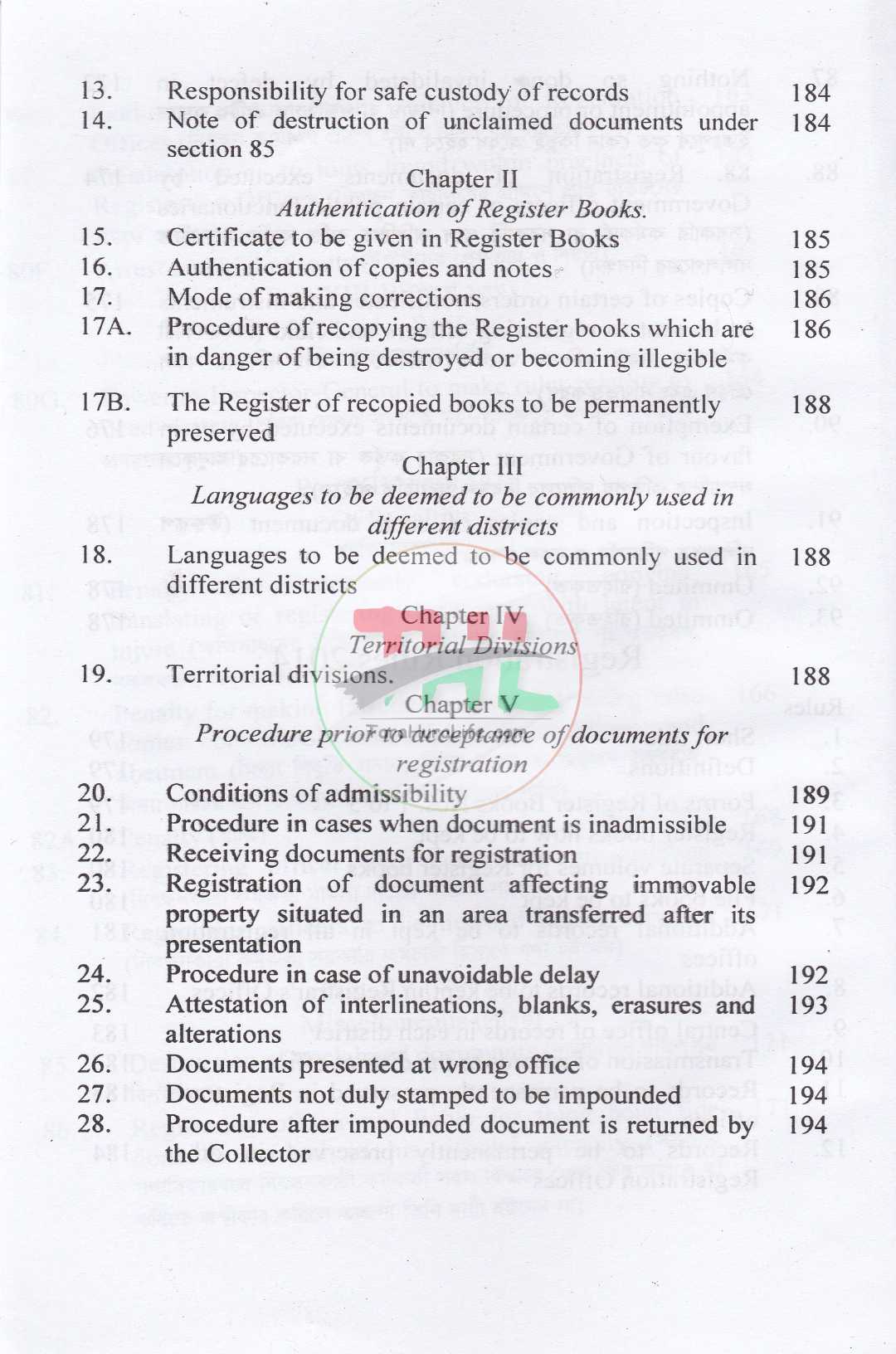 A Textbook on Registration Act