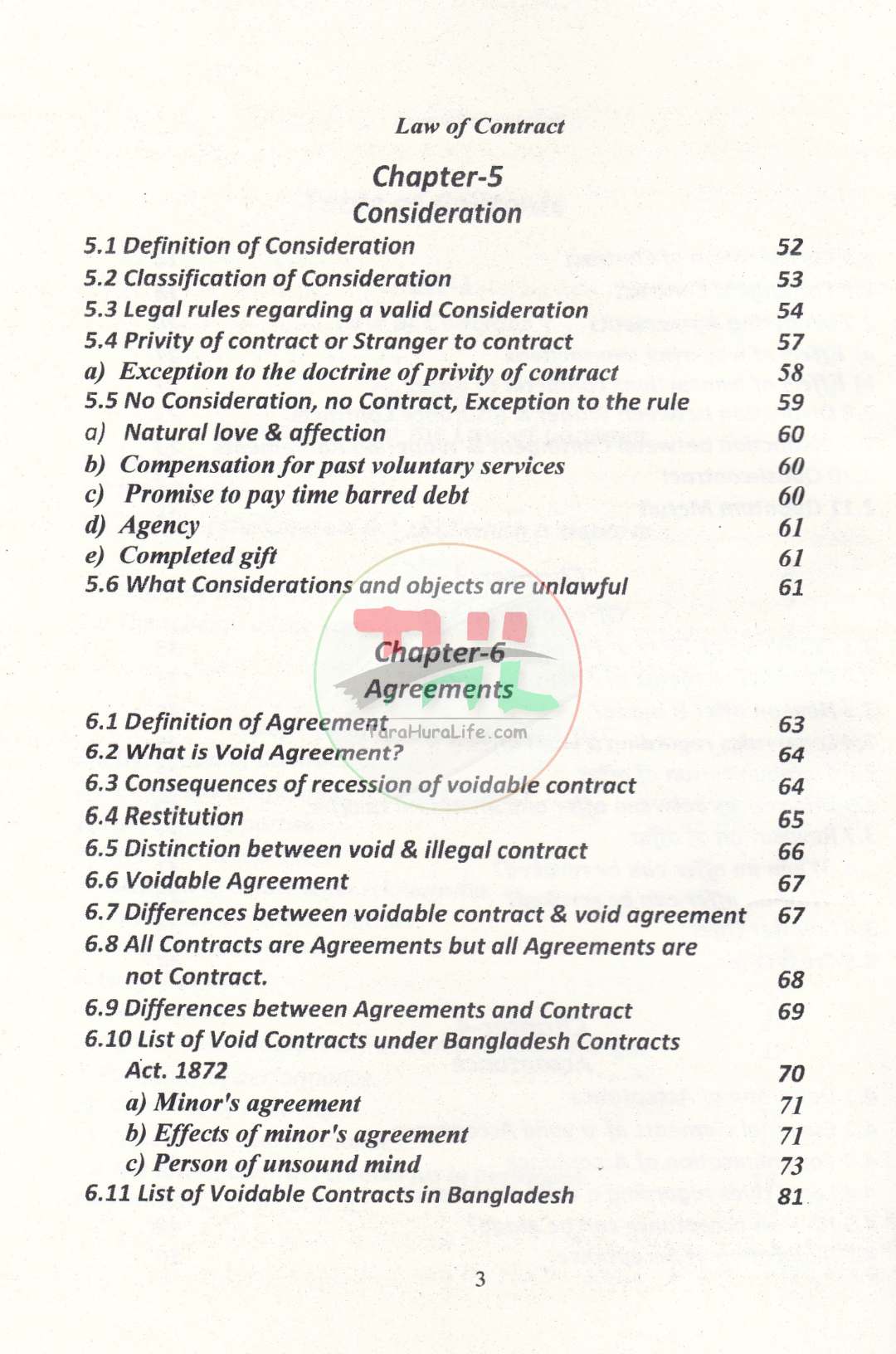 Law of Contract
